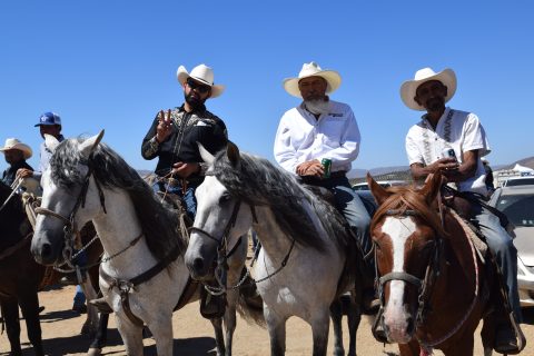Oscar Lizárraga, Ignacio Santos y Nicolás Hernández. 