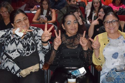 Rosendo González, Johana González, Elia Margarita Olivares, Claudia Villarino y Raúl Casillas. 