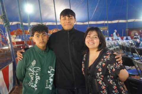 Daniel Chong, Marcos Cruz y Brenda Chong.