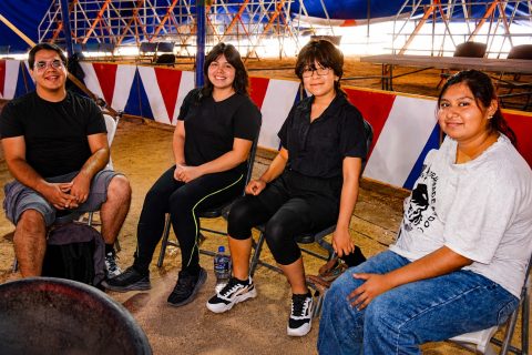 Hassan Eaton, Brenda Chon, Aneth Espinoza y Fátima Arrioja.