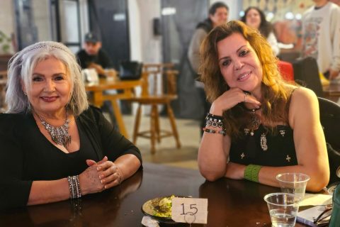 Vicky Ramírez y Elba Jordán Siqueiros.