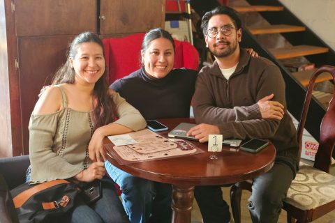 Ariana Duarte, Lucero Oregel y José Espino.