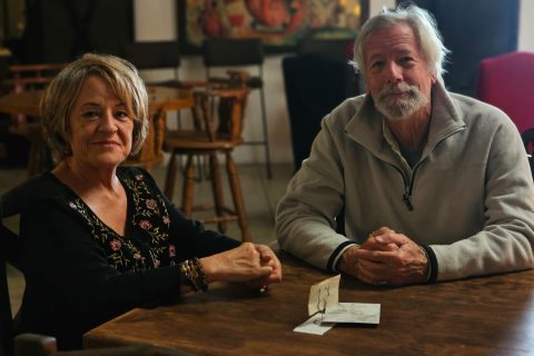 Olivia Valle y William Robertson.