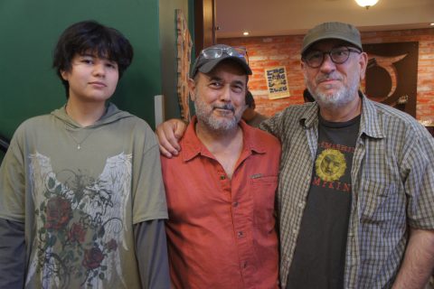 Paloma, Octavio Meillón y Manuel Meillón.