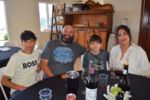 La familia Aquino Martínez disfrutó de una gran convivencia.