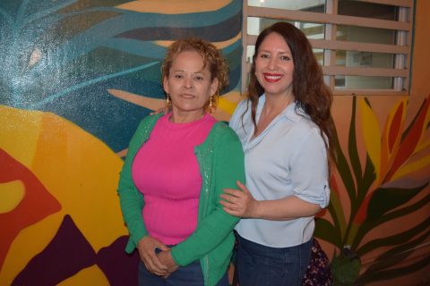 Joana Villegas y Gabriela Peña. 