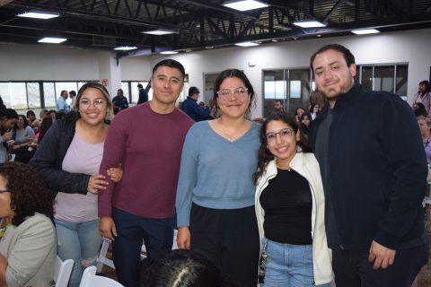 Jaqueline Valdez, Alexis Guzmán, Carolina Palacios, Zalma Acosta y Bruno García Collins.