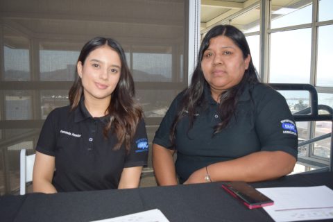 María Fernanda Amador y Yasnahi Reyes.