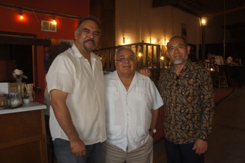 Alejandro Avendaño, Luis Ponciano Vázquez y Enrique Avilés.