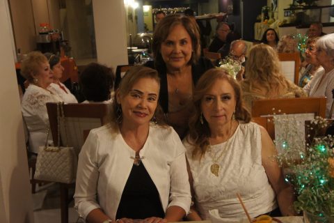 Noriko Ogawa, Gladys Ramírez y Juanita Lozano.