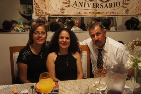 Sonia Perales, Georgina Castillo y Juan P.