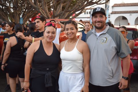 Saidy López, Karen Castro y Héctor Suárez. 