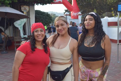 Arantza Márquez, Fanny Villada e Itzel Torres. 