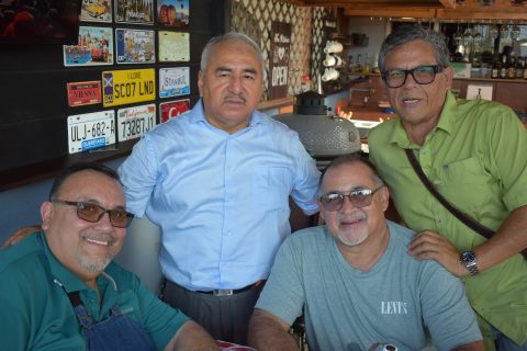 Roberto Burgos, Arturo López Juan, Martín Murillo y Enrique Botello.