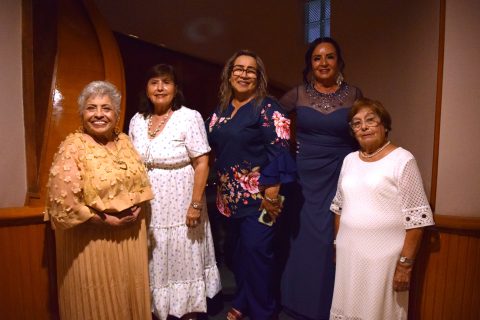 Rosita Anasosa, Griselda Sánchez, Carmen Medina Topete, Imelda Lucero Villarino y Silvia Núñez Navarrete. 
