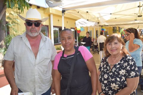 Aurelio Vargas, Leticia Vargas y Griselda Sánchez. 