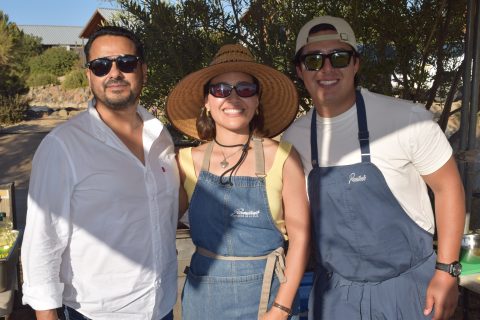 Ramón García, Carmen Gutiérrez e Iram Magaña. 