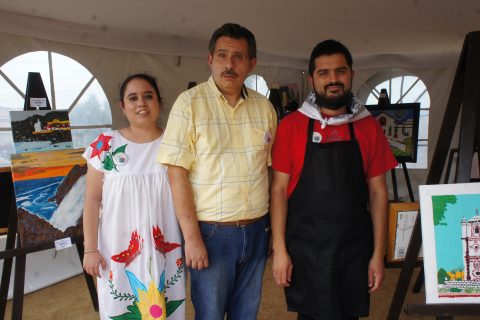 Pamela, José e Isaí.