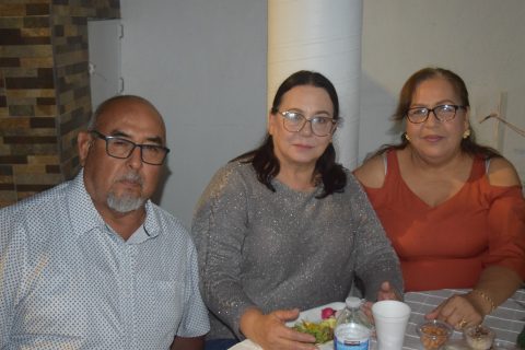 Miguel Ángel Ayala, Angélica Pérez y Brígida Moroyoqui. 