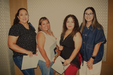 Claudia Lugo, Verónica Armas, Brenda Medina y Anahí Palominos. 
