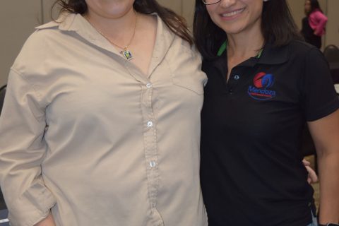 Ailed Mendoza y Melina Guerrero. 