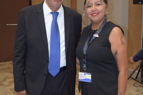 Gabriel Corrado Padilla y Karla Piña. 