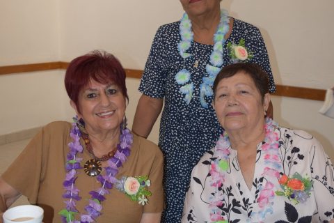 Mirna Avilez, Sonia Fernández y Estela de Moreno.