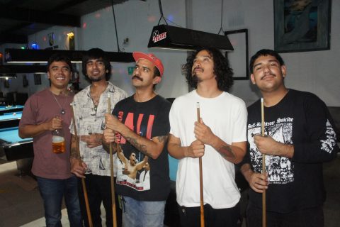 Alan, Luis, Claudio, Edgar y Arturo.