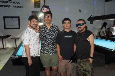 Salvador Durazo, Mario Gámez, Marco Durazo y Luis Miguel Ramírez.