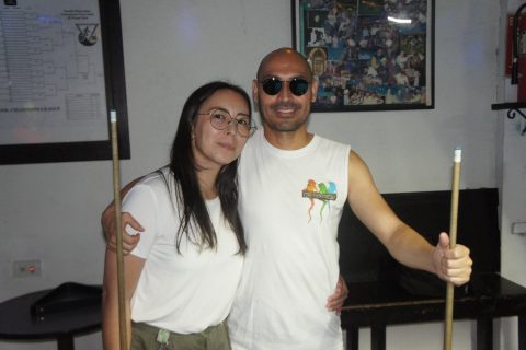 Mónica Villa y Juan García.