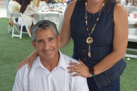 Juan Manuel Arellano y Gabriela Ledesma.
