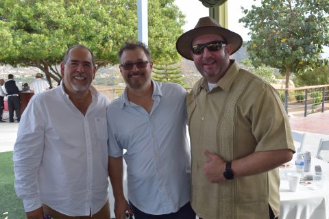 Carlos García, Roberto Carnat y Aaron Reich.