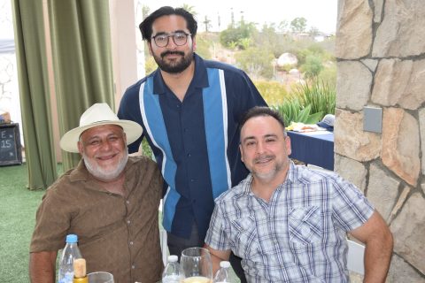 Octavio Álvarez, Raúl Padilla Jr. y Oscar Padilla.