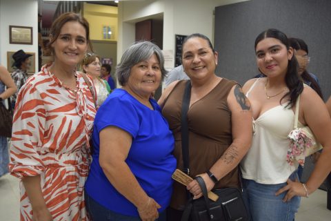 Adriana Gutiérrez, Eva Vázquez, Eneida Gutiérrez y Victoria Aguilar. 