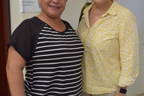 Blanca Alicia Lobato y Linda Cortez. 