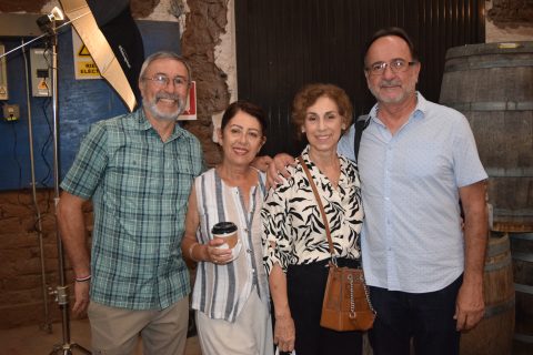 Julio Payeiro, Lupita Navarro, Blanca Páramo y Guillermo Torres. 