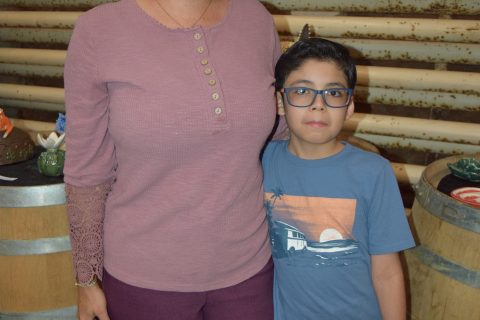 Lizbeth De la Cruz y Thiago.