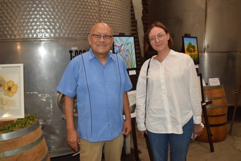 Adalberto Pérez Meillón y Fernanda Luna. 