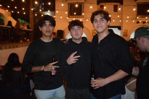 Adrián, Juan y Guillermo. 