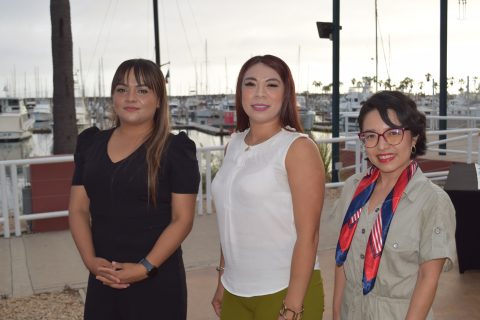 Karla Huerta, Carelly Rico y Claudia Alfaro.