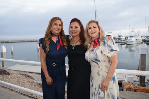 Gabriela Guerrero, Rocío López Gorosave y Celina Domínguez.