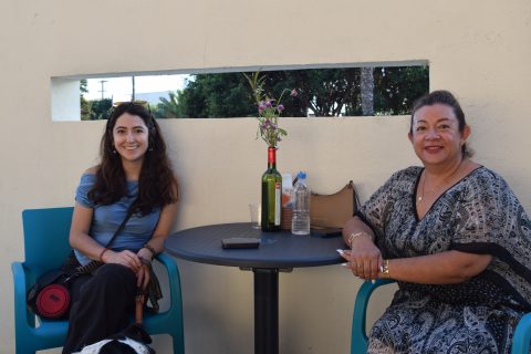 Sandra Soto y Concepción Ramírez.
