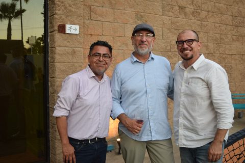 Benjamín Pacheco, Arturo Meillón y Octavio Gutiérrez.