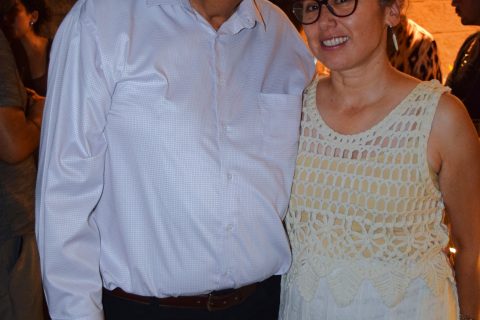 Julio Salinas y Cynthia Castillo.
