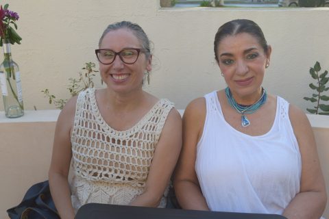 Cinthya Castillo y Jazmin Cato.