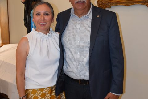 Cynthia Castillo y Julio Salinas.