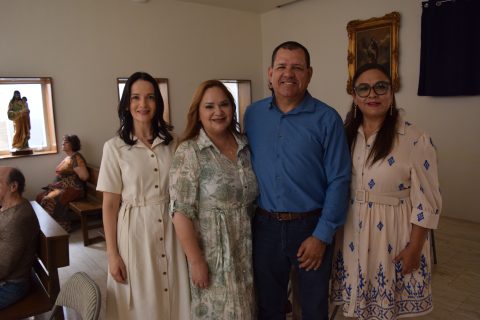 María Elena Douglas de Solis, Gabriela Gay, Carlos Ibarra y Norma Silva.