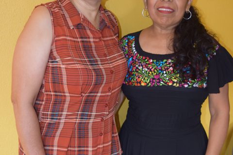 Lucia Arce y Elena Herrera.