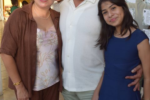 La familia Durante Saenz acompañó a los recién casados.