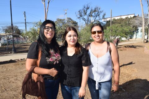 Rosina Díaz, Karen Chávez y Ana María Caballero. 